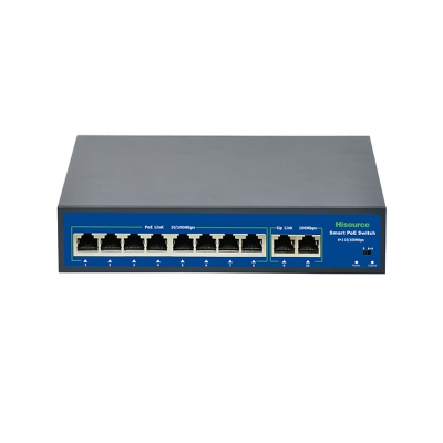 8POE+2FE 250m Long Distance POE Switch (Built-in)